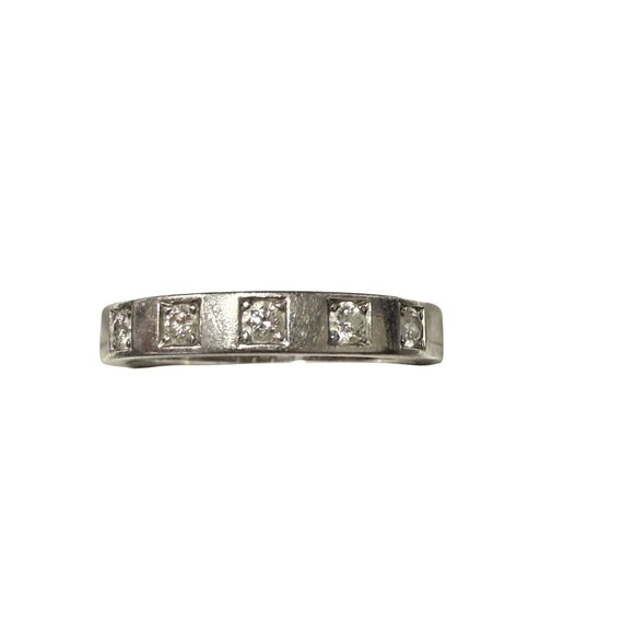 Bvlgari Platinum Diamond Band Ring With Original Box & Packaging - Picture 1 of 10
